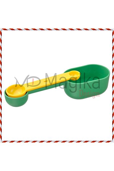 Magika Design Yellow-Green Md Uppfylld Scale - 2 Pieces