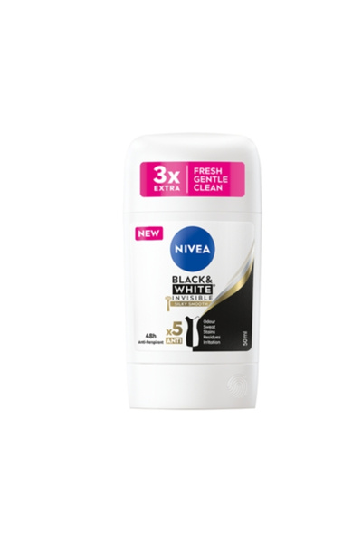NIVEA Deodorant Stick Black&white Fresh, 50ml