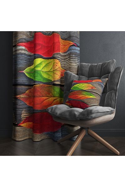 stellahomes Special Design Decorative Background Curtain 140X260 cm Single Wing