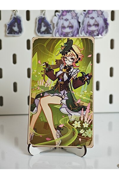 Yenaplanner بطاقة جينشين إميلي المعدنية القابلة للجمع (قطعة واحدة)