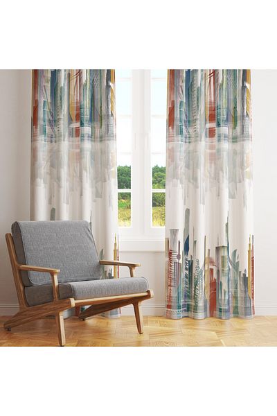 stellahomes Special Design Decorative Background Curtain 140X260 cm Single Wing