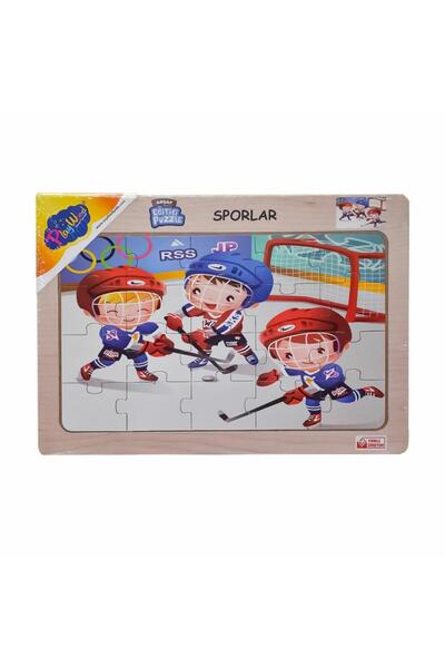 Toptan Bulurum Ony85868788 Wooden Educational Puzzle Sports Decade
