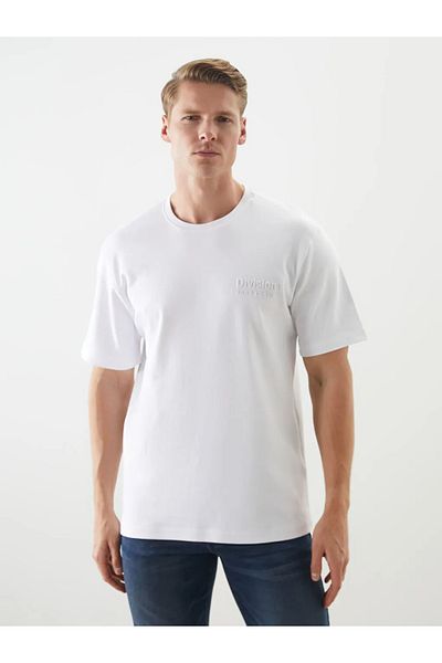 LC Waikiki Tricou pentru bărbați cu imprimeu alb clasic LCWAIKIKI