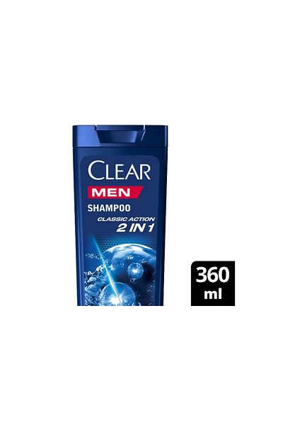 Clear Pachet 3 X Șampon Men 2 În 1 Classic Action 360ml