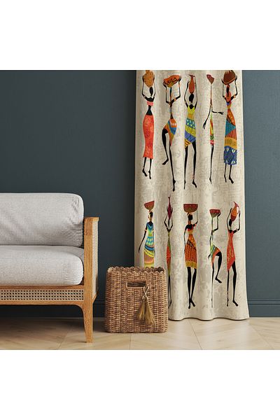 stellahomes Special Design Decorative Background Curtain 140X260 cm Single Wing