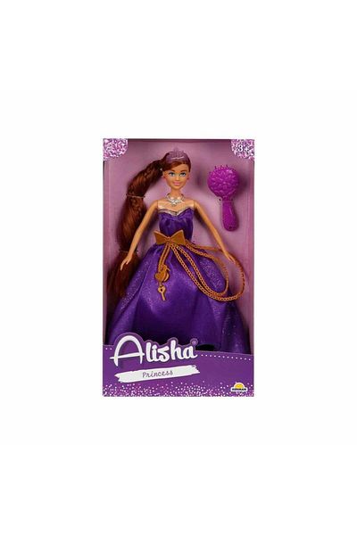 NEZADE STORE 0835 Sun-Rst-Sis-Mnk Alisha Princess Long Hair Doll Set with Accessories 29 cm 3Colors -Sunman