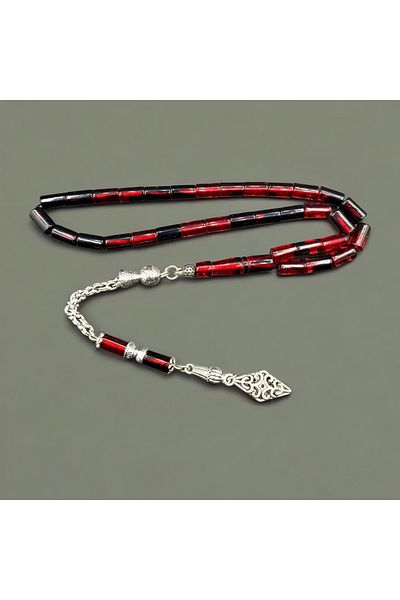 Kt 5X8 mm Cut Fire Amber Rosary