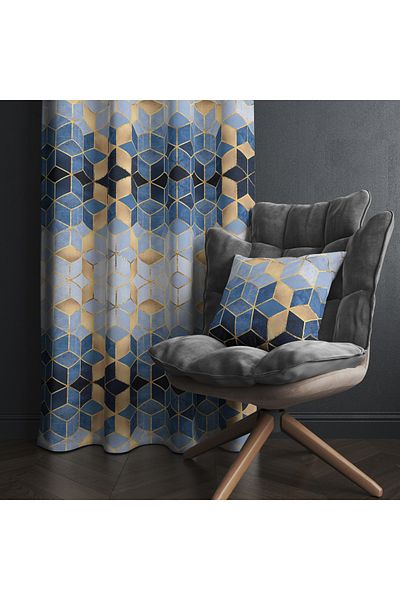 stellahomes Special Design Decorative Background Curtain 140X260 cm Single Wing