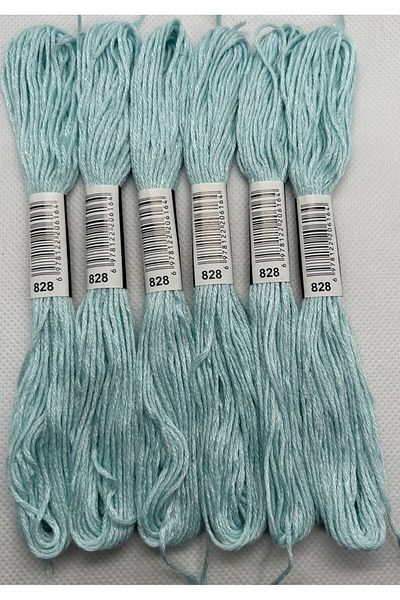 ALMİŞ 6 Pieces Single Color Etamine Cross Stitch Bracelet Brazilian Embroidery Thread 6-928