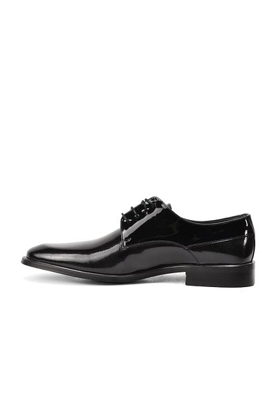 Aspor Fosco Black Patent Leather Genuine Leather Men's Classic Shoes