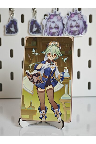 Yenaplanner بطاقة جينشين سكروز المعدنية القابلة للجمع (قطعة واحدة).