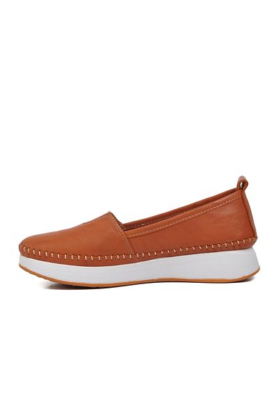 Aspor Tan Women's Flat Comfortable Casual Shoes