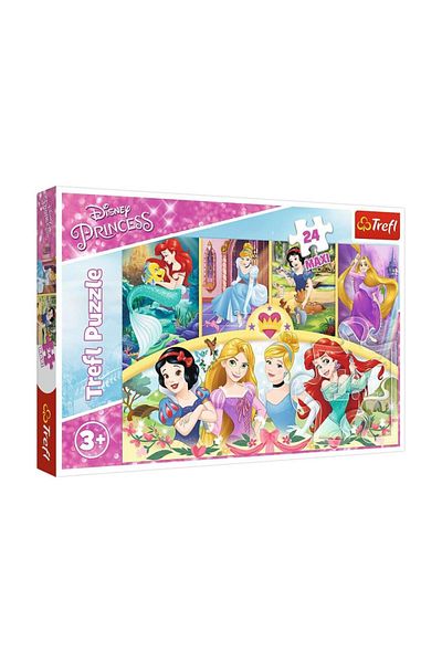 Toptan Bulurum PUZZLE-14294 Princess 24 Piece Maxi Kids Puzzle