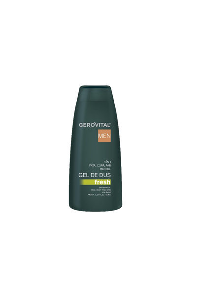 GEROVITAL Gel De Dus Men Fresh 3 In 1, 400 ml