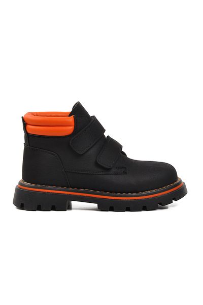 Aspor Black Orange Kids Boots