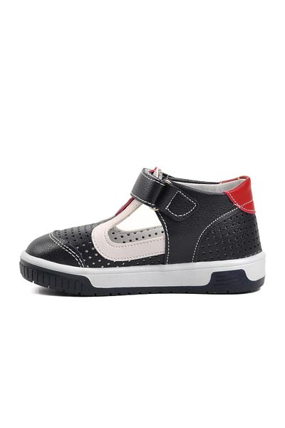 Aspor Navy Blue White Red Baby Casual Shoes