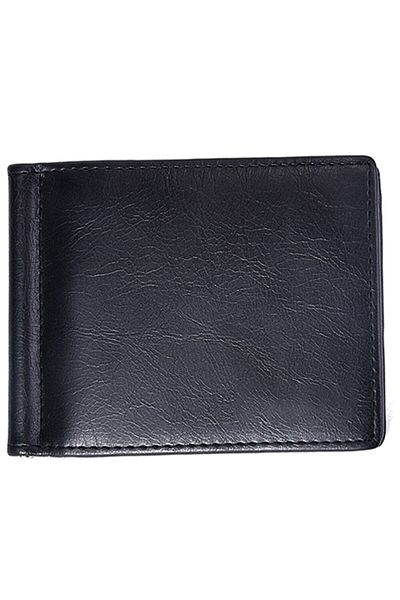 OEM Men's leather wallet, BGHYHYHI, compact, with RFID technology, black, 11.5x9 cm