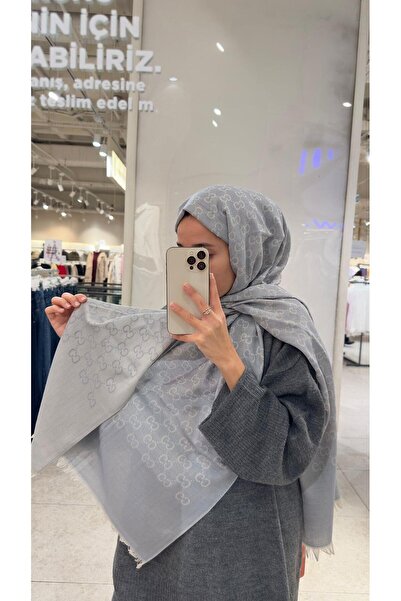 modayışığı Yün Pamuk G Desen Buz Mavi