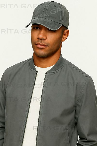 Ritagarcia Unisex Washed Vintage Gray Cap Hat