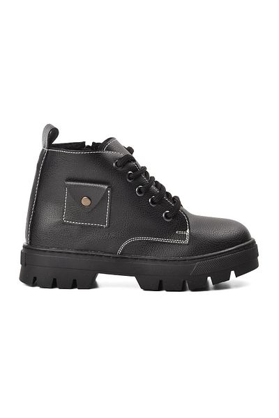 Aspor Black Kids Boots