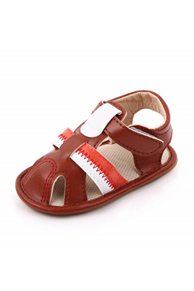 Superbaby Καφέ σανδάλια με λουράκια για αγόρια