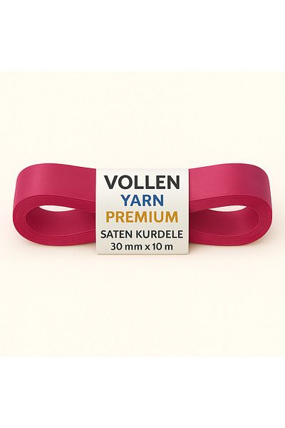 vollen yarn 30 mm 10 Mt Satin Ribbon