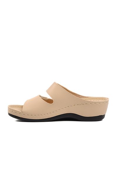 Aspor Beige Women's Slippers