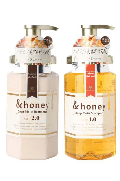ROSE BERRYY Roseberry Honey & Honey Deep Moisture Shampoo and Conditioner
