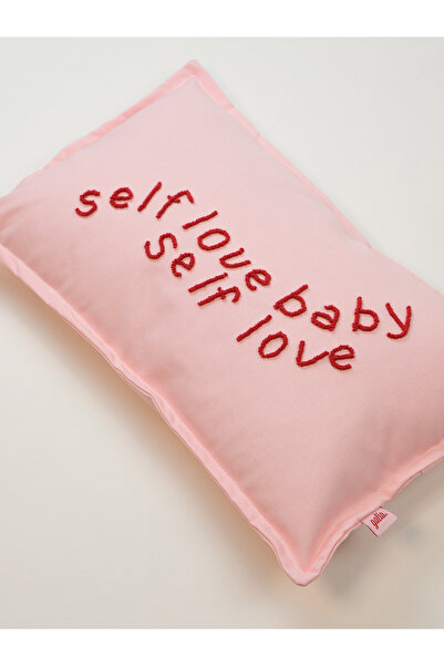 Galia Tasarım Self Love Baby Rectangular Punch Throw Pillow Cover