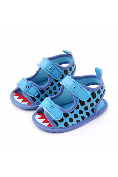 Pure Boutique Blue sandals with straps - Croco