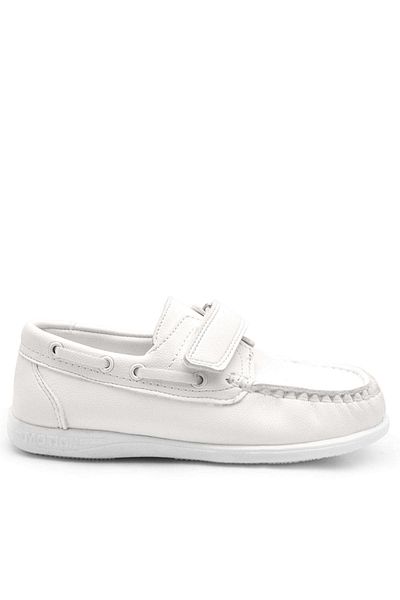Rakerplus Pantofi tineri pentru bărbați casual Feniks alb cu velcro