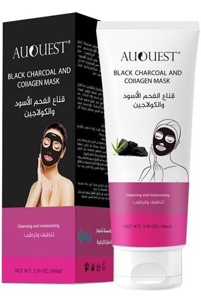 Auquest Black Charcoal and Collagen Mask for Women by Auquest, 100 ml