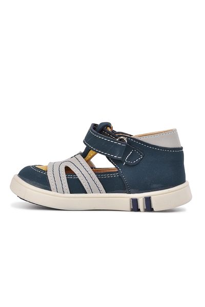 Aspor Navy Blue Beige Mustard Comfort Boy's Casual Shoes