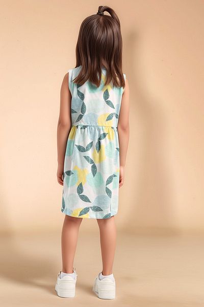 Soweto Rochie pentru fetiță, fără mâneci, 100% bumbac