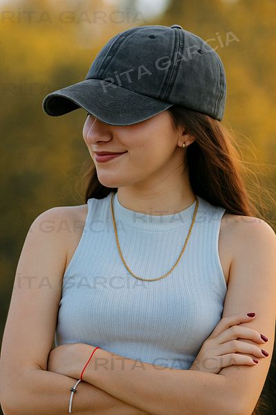 Ritagarcia Unisex Washable Antique Anthracite Cap Hat