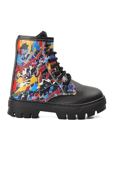 Aspor Black Kids Boots