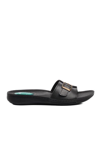 Aspor Black Women's Slippers