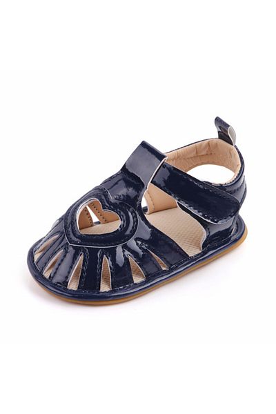 Superbaby Sandale bleumarine pentru fetite - Heart