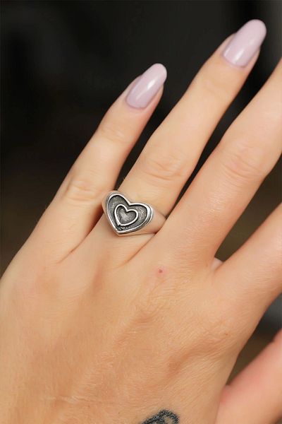 Clariss Authentic Heart Design Adjustable Women's Ring
