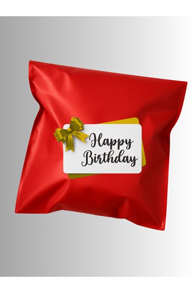 shopExxtra 10Pcs 20X25 Red Adhesive Metallized Gift Bag Metallic Red Gift Packing Package