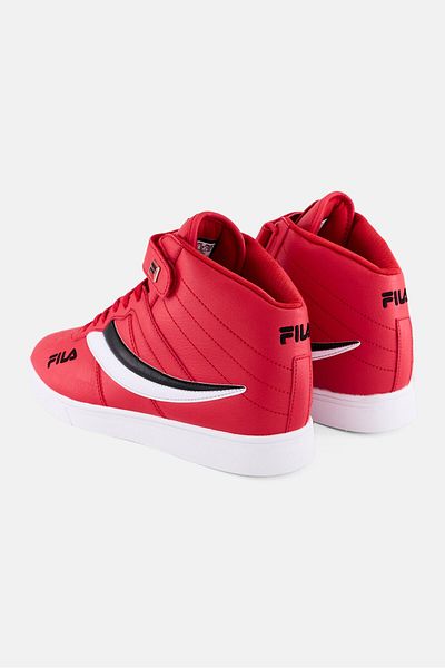 FILA Men Vulc 13 Reverse Flag Lace Up Outdoor Shoes, Red