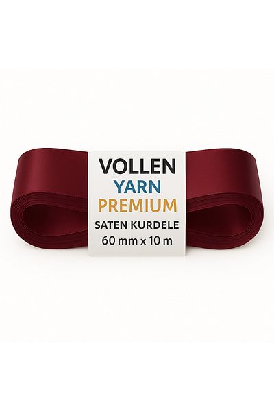 vollen yarn 60 mm 10 Mt Satin Ribbon