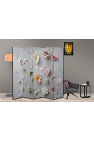 dbsanat Doğa Temalı Özel Tasarım Paravan Room Divider 180 x 200 cm