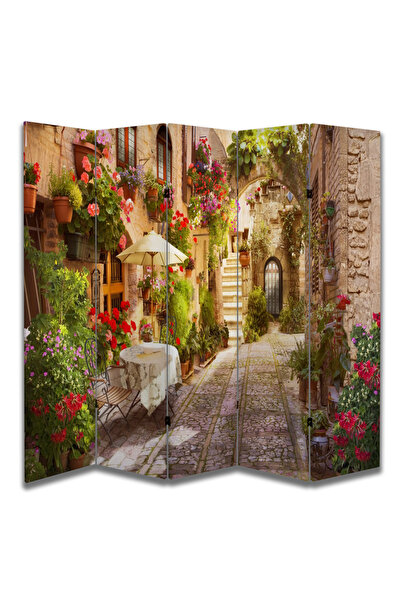 dbsanat Manzara Temalı Özel Tasarım Paravan Room Divider 180 x 200 cm