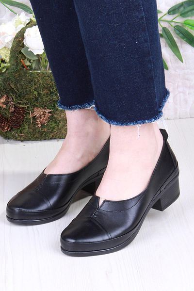 Mehmet Mete 2400 Comfortable Inner and Outer Genuine Leather Women's Shoes