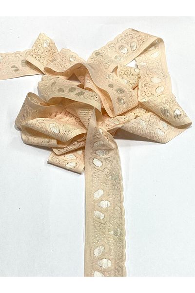 karantuhafiye Lycra Lace / Stretch Lace / 3 Meters / 3.5 cm /