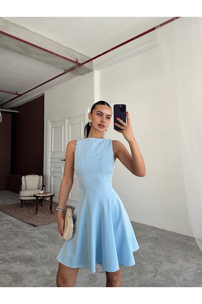 mydukkan.co Sleeveless Flared Dress
