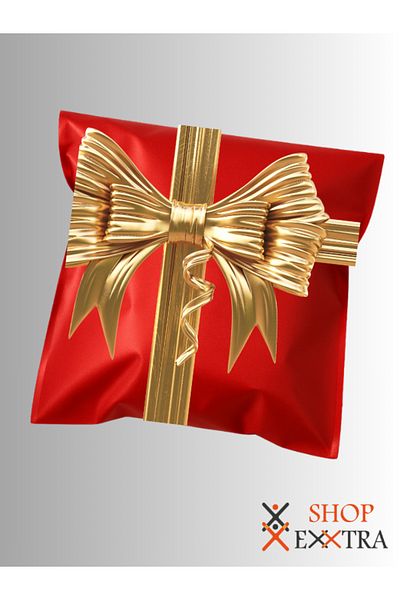 shopExxtra 5Pcs 50X70 Red Adhesive Metallized Gift Bag Metallic Red Gift Packing Package