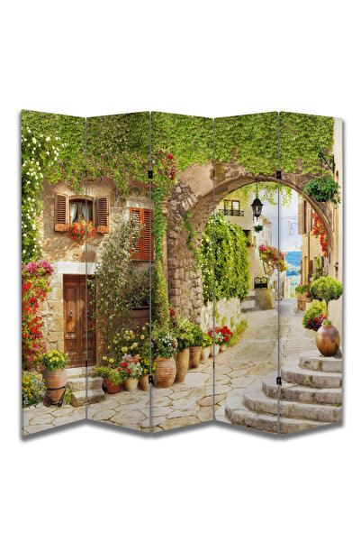 dbsanat Şehir Temalı Özel Tasarım Paravan Room Divider 180 x 200 cm