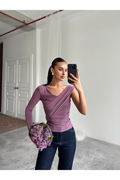 mydukkan.co Блуза с едно рамо